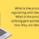 What is the process for register