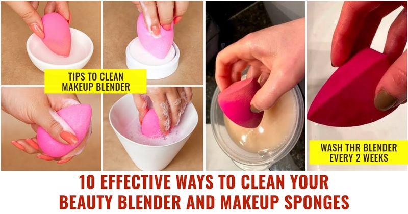 How to clean makeup sponges?