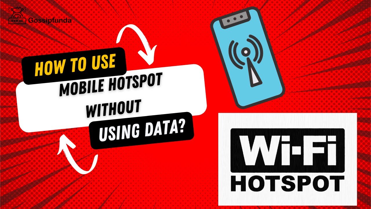How to use mobile hotspot without using data?
